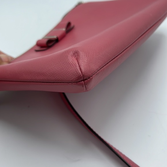 COACH EAST WEST CROSSBODY PURSE WITH BOW - Picture 9 of 11